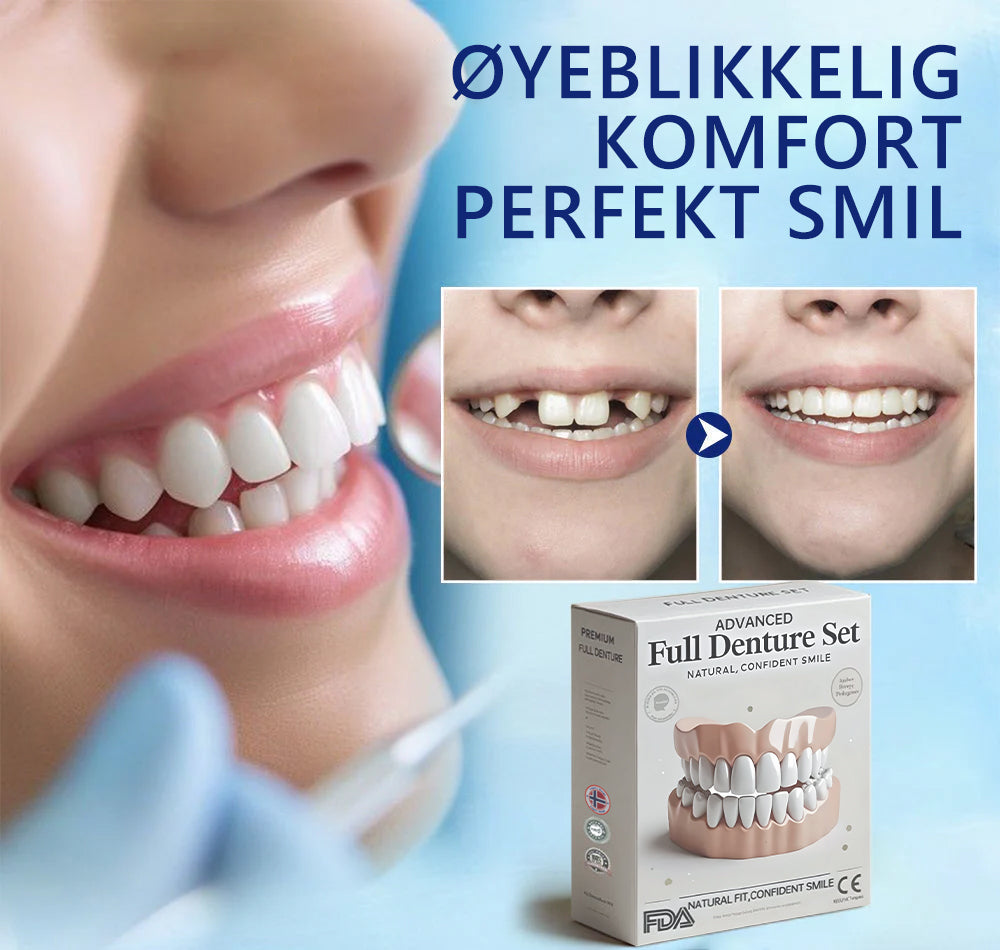 Bikenda™-🦷Avansert tilpasset helprotesesett🦷 (🔥Tidsbegrenset rabatt de siste 30 minuttene🔥)👑👑