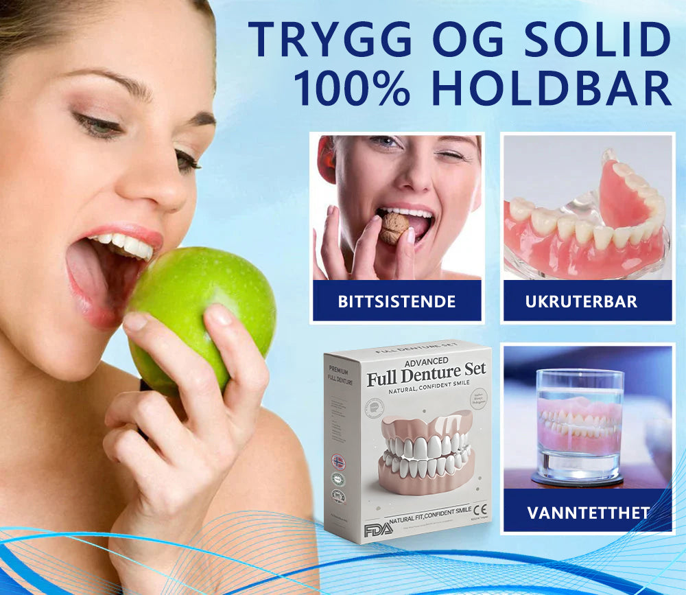 Bikenda™-🦷Avansert tilpasset helprotesesett🦷 (🔥Tidsbegrenset rabatt de siste 30 minuttene🔥)👑👑