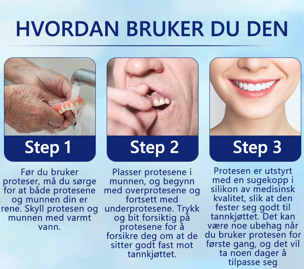 Bikenda™-🦷Avansert tilpasset helprotesesett🦷 (🔥Tidsbegrenset rabatt de siste 30 minuttene🔥)👑👑