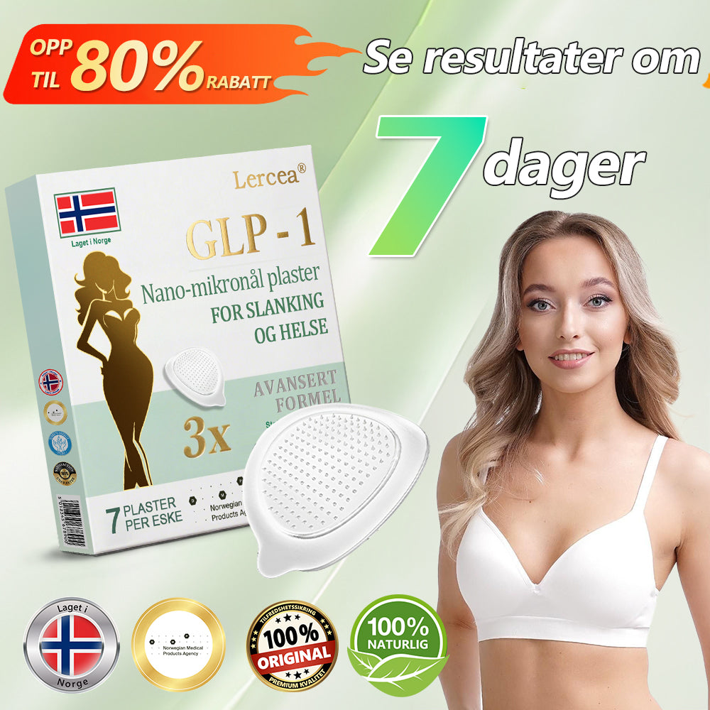 【Siste dags kampanje 60 % RABATT】👑LERCEA®Tirzepatide Slanking og helse NANO MIKRONÅLPLAST👑(Null smerte, 24/7 utløsning | Gå ned 9 kg RASKT | 90 % sukkerreduksjon | ) 👑