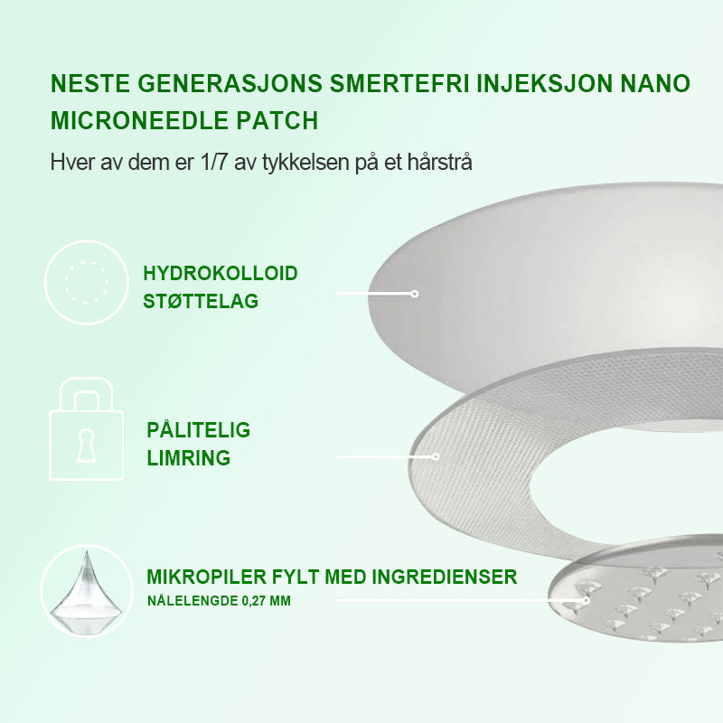 【Siste dags kampanje 60 % RABATT】👑LERCEA®Tirzepatide Slanking og helse NANO MIKRONÅLPLAST👑(Null smerte, 24/7 utløsning | Gå ned 9 kg RASKT | 90 % sukkerreduksjon | ) 👑