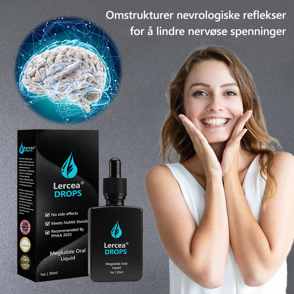 𝙇𝙚𝙧𝙘𝙚𝙖® 𝙈𝙚𝙜𝙡𝙪𝙩𝙞𝙙𝙚 𝙊𝙧𝙖𝙡 𝙇ø𝙨𝙣𝙞𝙣𝙜✅ (Fettforbrenningsprodukt, matvarekvalitet, utviklet av Universitetet i Oslo, Fakultet for medisin, sterkt anbefalt av Statens legemiddelverk)✨