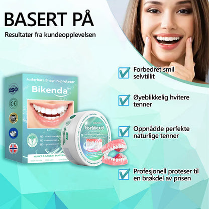 Bikenda™ silikonavstandsprotesesett 🍀(🦷Tidsbegrenset rabatt Siste 30 minutter🦷)👑